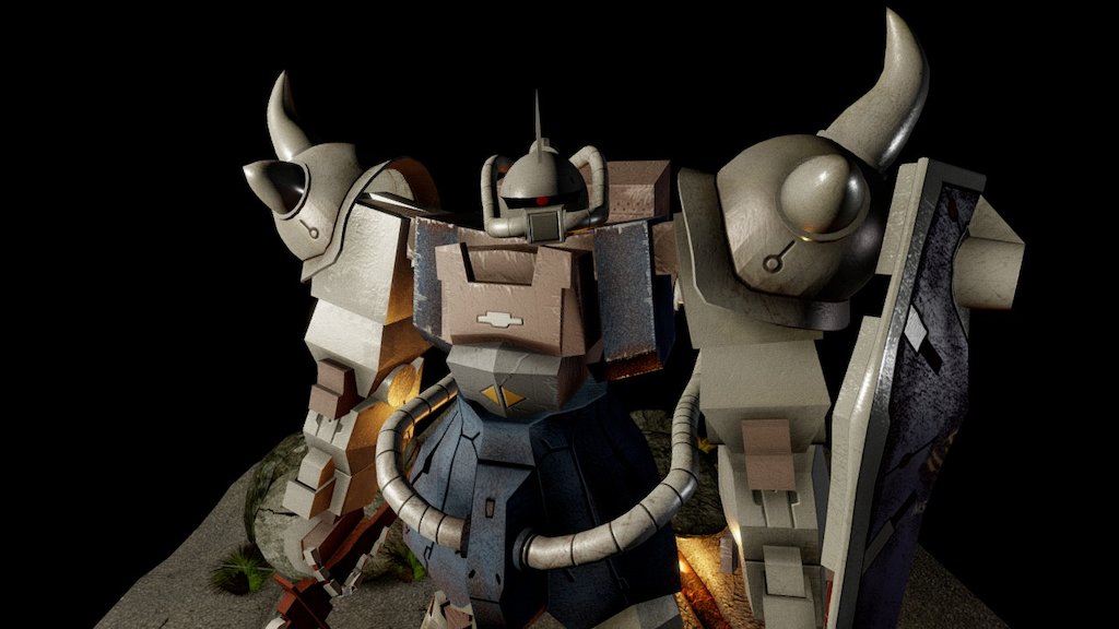 "Hi-zaku" Gundam