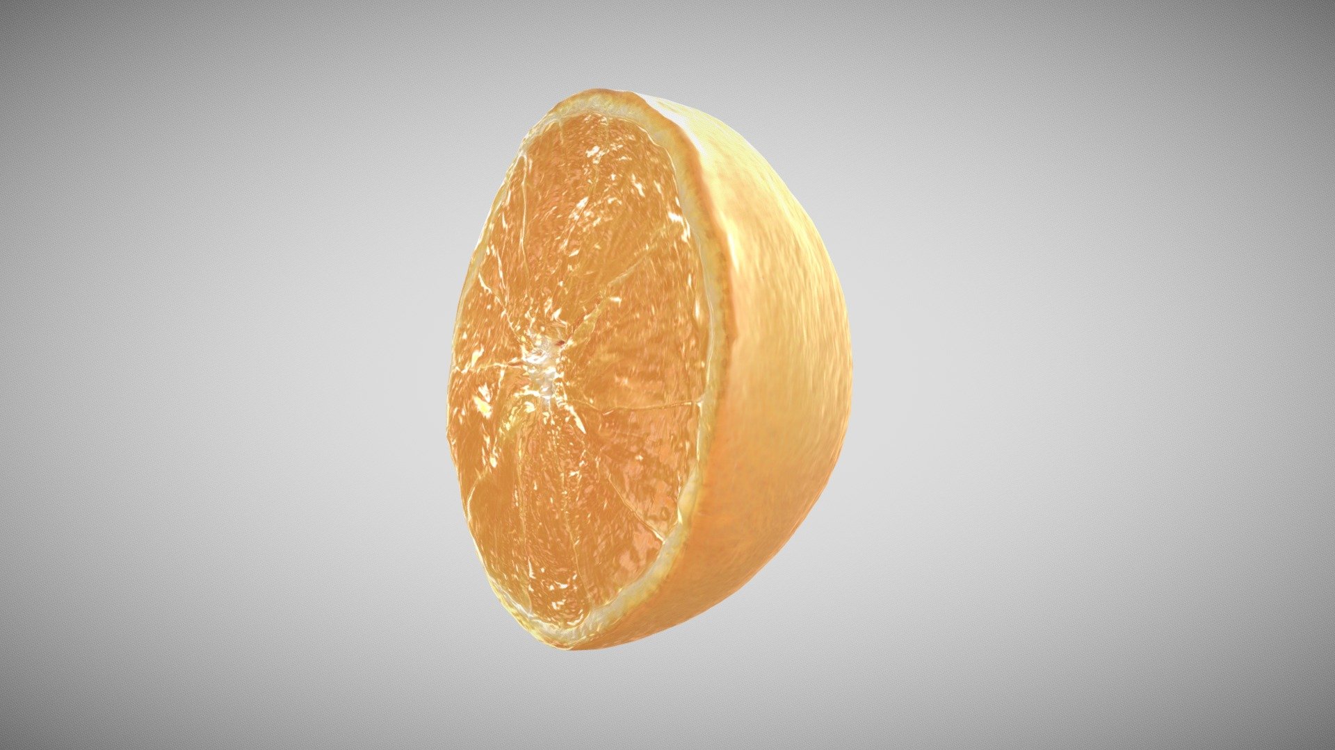 Orange Slice 1 3D Scan Photogrammetry