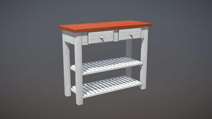 Kitchen Table 3D Model