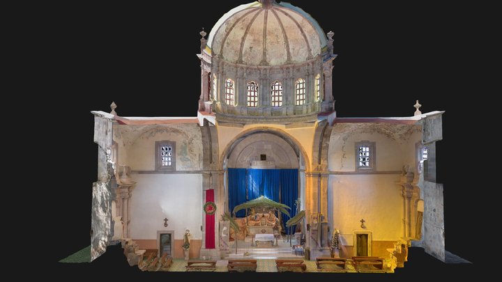 Iglesia San Jose de Tayahua (corte) 3D Model