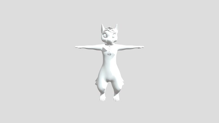 Wolf Dog Awtter_ 3D Model