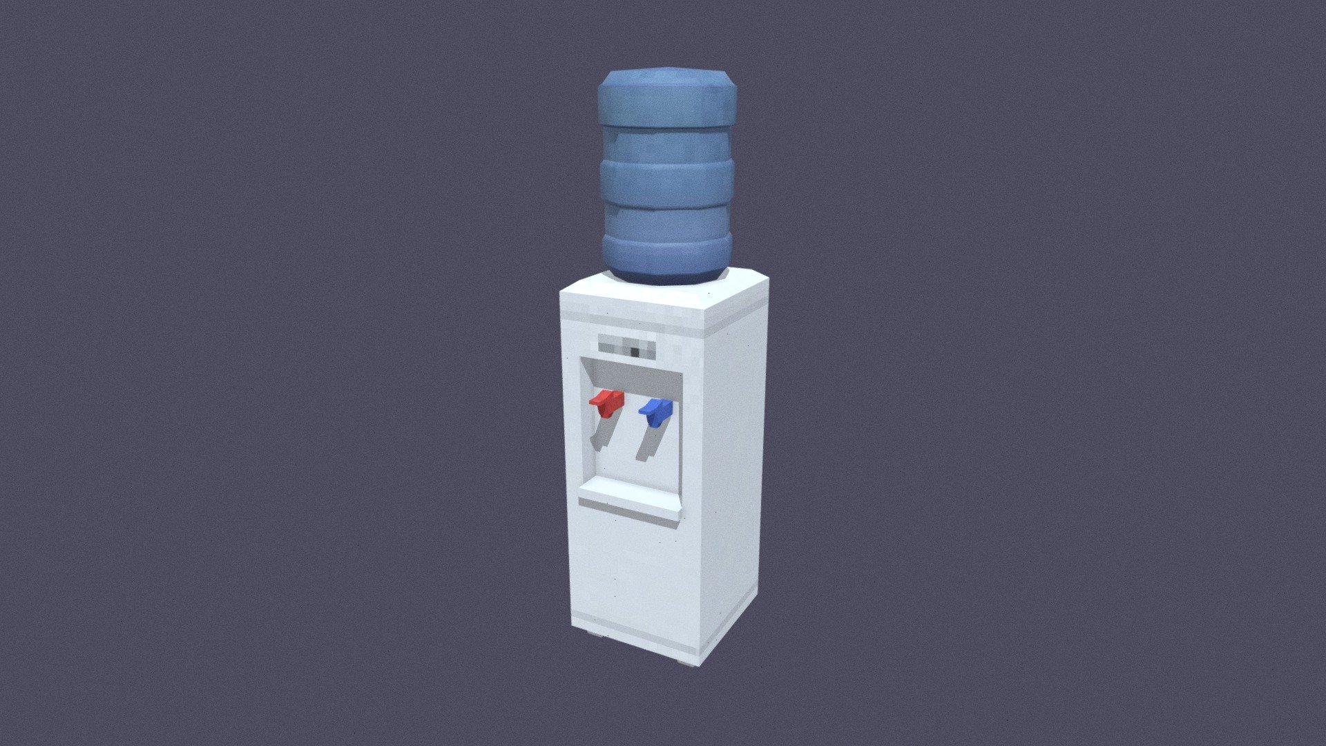 Low Resolution Water Dispenser 3D model by Zarek Fry (MidiSoda