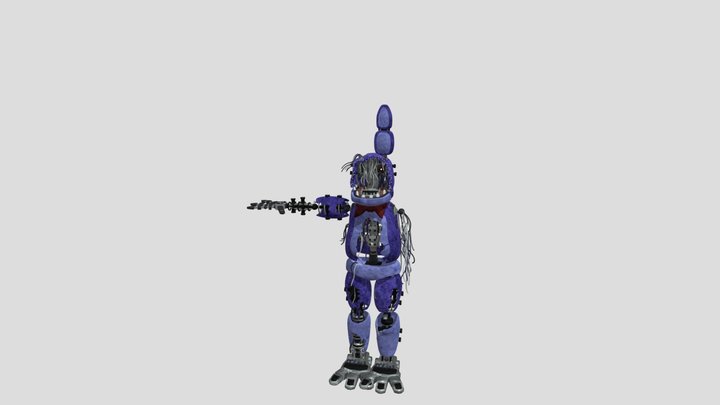 old_withered_bonnie 3D Model