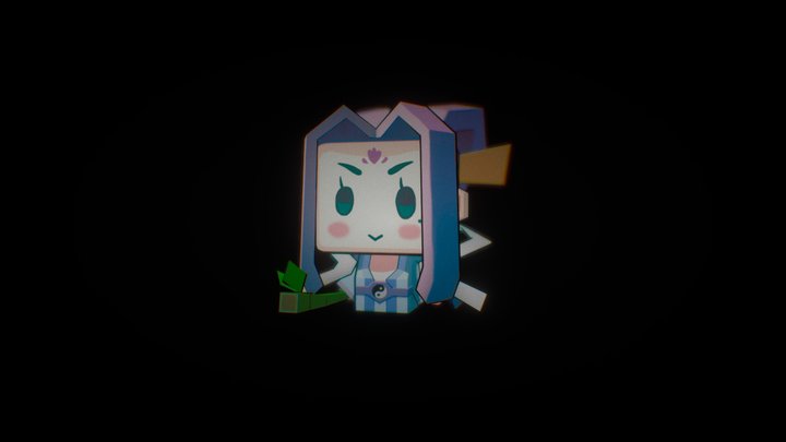 Cartooncube 3D Model