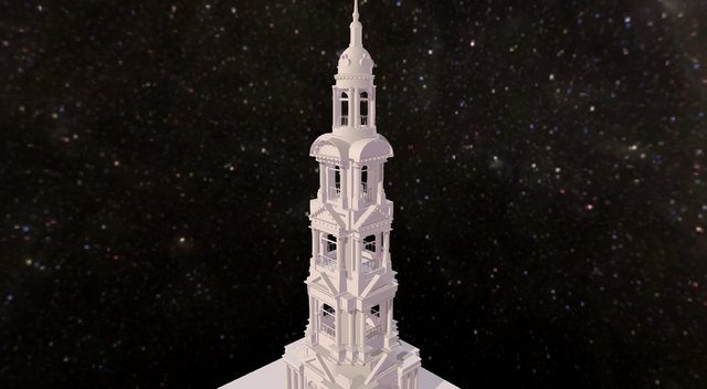 Юрьевец. Колокольня 3D Model