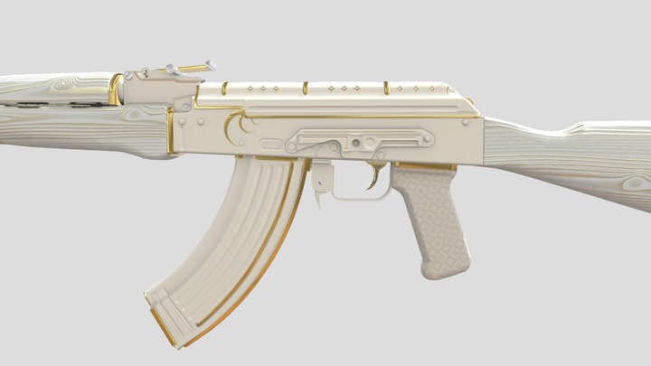 Ak-47 | Divinity By LaConoF 3D Model