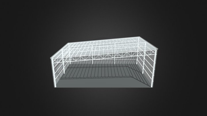 3D - ALMACEN DE RACKS - FBX 3D Model