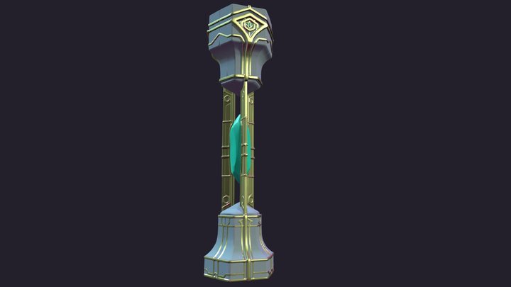 Hero Asset - Pillar 3D Model
