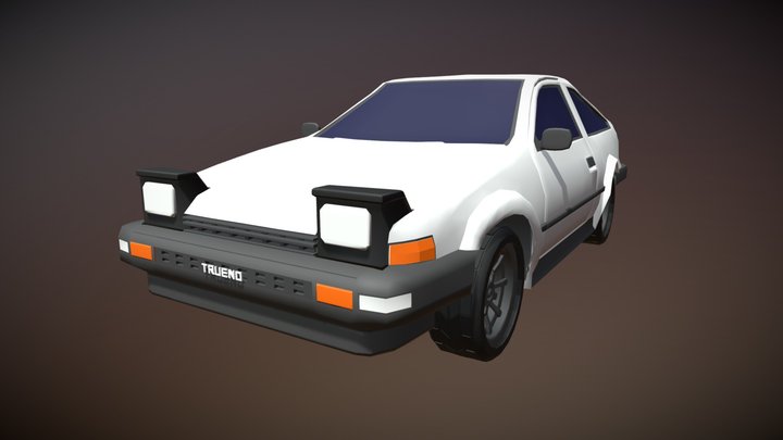 Trueno AE86 3D Model