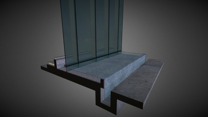 Podium Facade @ Pools - Option 1 3D Model