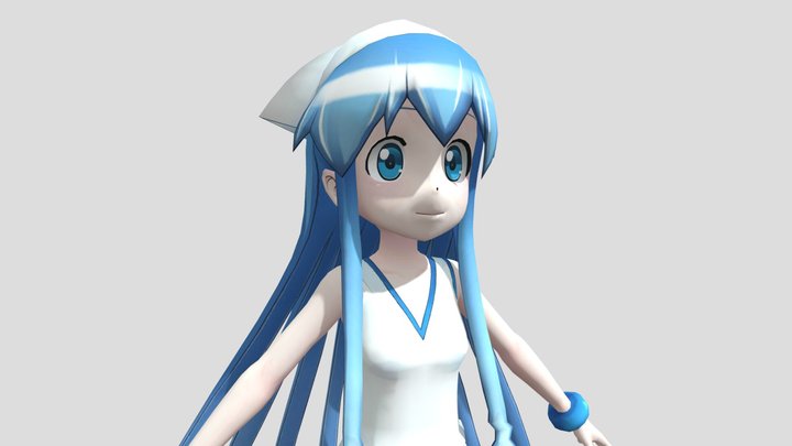 Ika_musume___fbx 3D Model