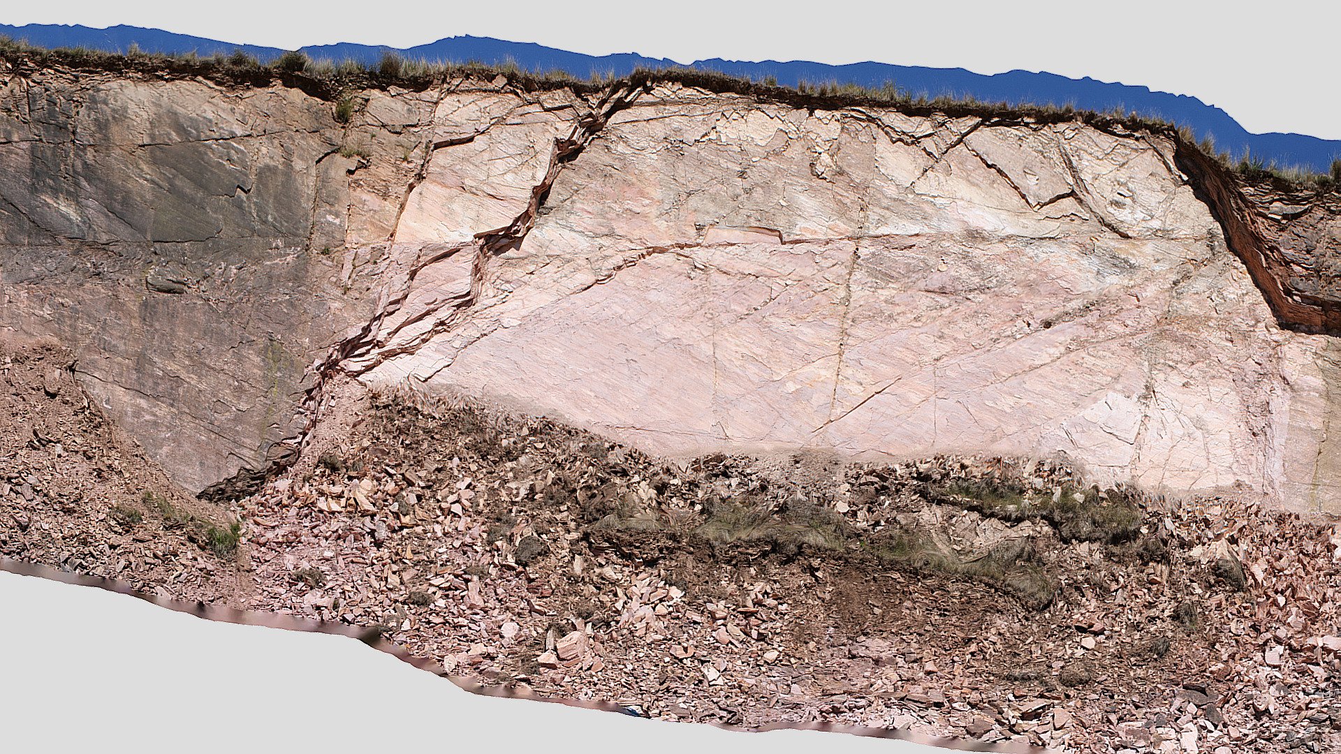 Virtual outcrop model Cerro da Boa Vista Quarry