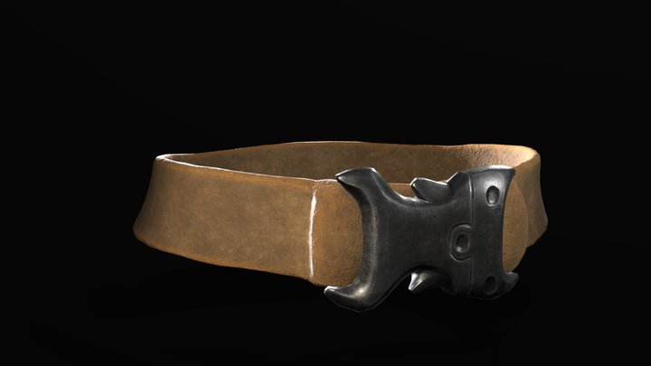 knight_leather_belt 3D Model