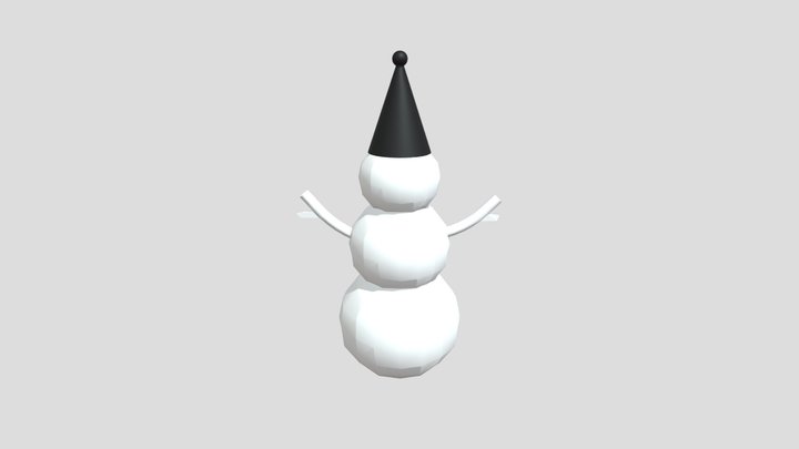 Snowman 3D Model