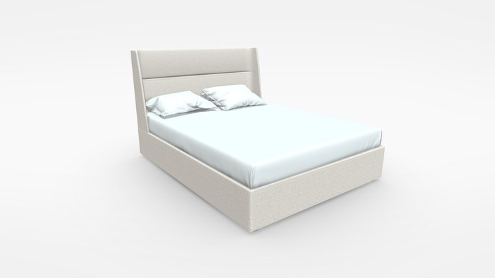 cama Doble Livorno 3D Model
