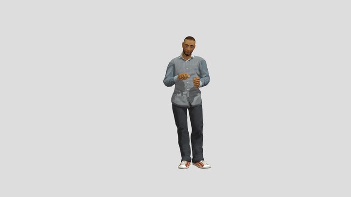 Drake on the phone 3D Model