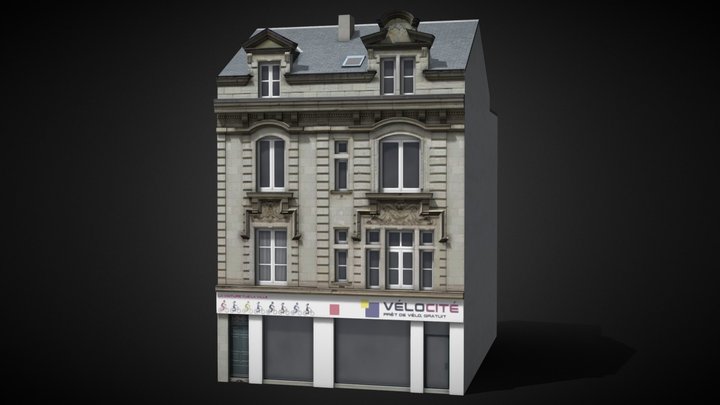 Angers Shop 2 [France] 3D Model
