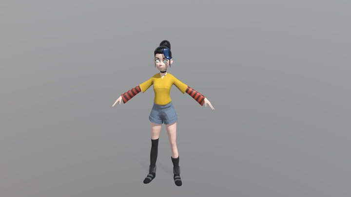 3personagem_low_poly 3D Model