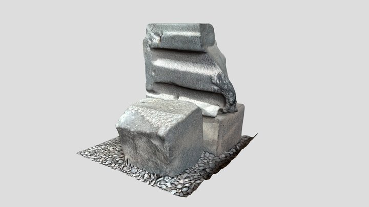 Coricancha Carved Stone - Cusco, Peru 3D Model