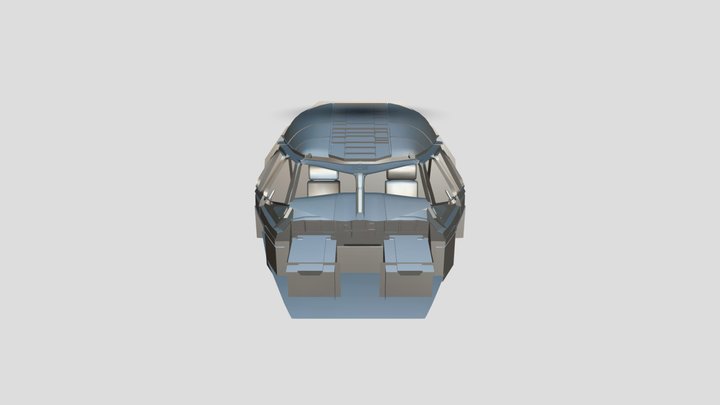 A320 Cockpit 3D Model - Game Optimised 3D Model