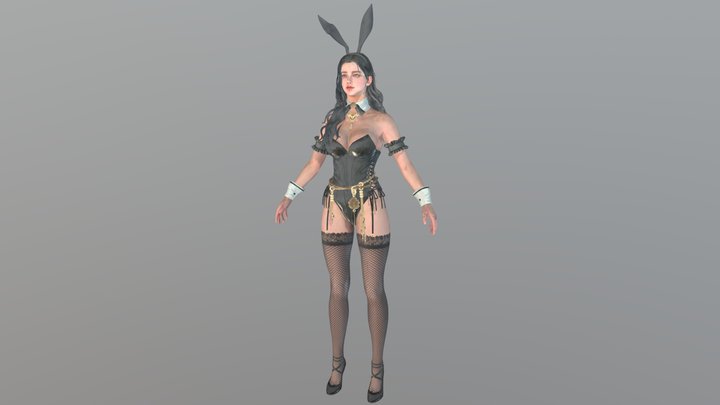 Bunny Girl 3D Model
