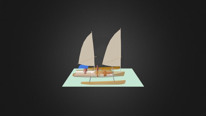 Kayakman Tri 3D Model