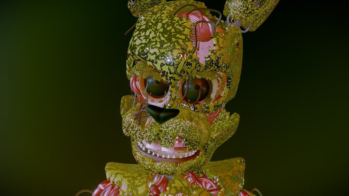 🎲Afton V4.6model:stylized🧵scraptrap 3D Model