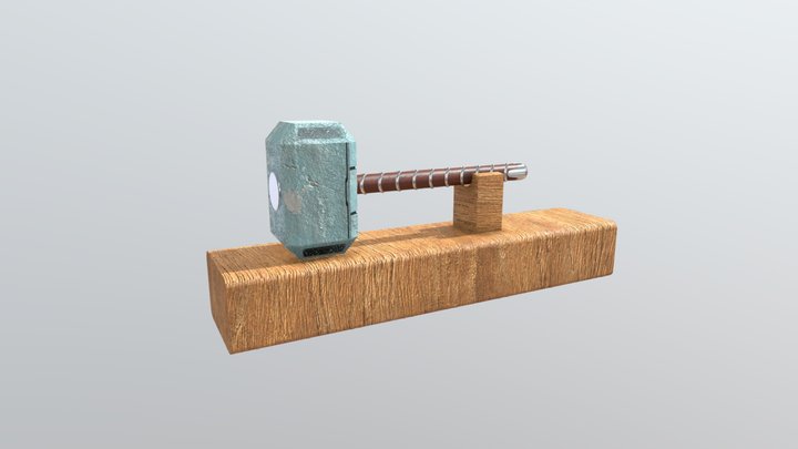 Thor Hammer 3D Model