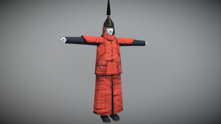 Qing_RedRed 3D Model