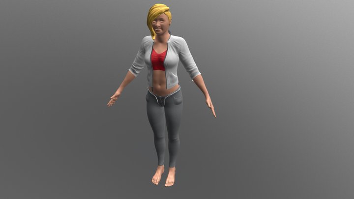 3D Girl MODEL 3D Model