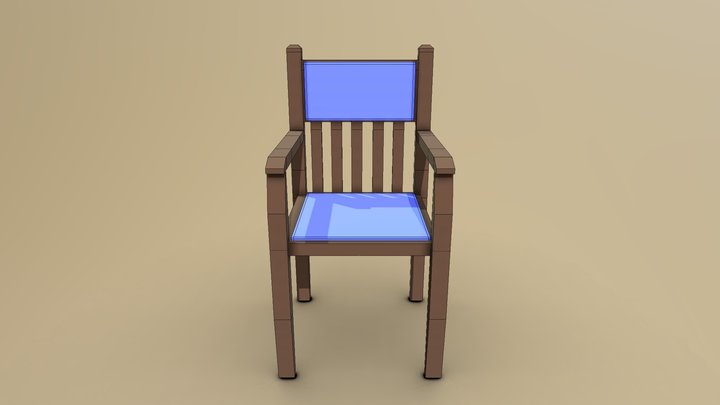 Obj_cadeira 3D Model