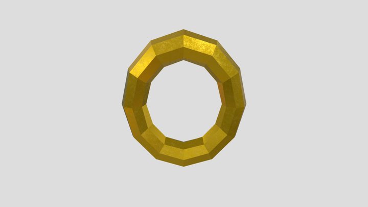 Sonic Ring 3D Model