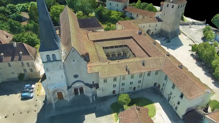 Abbaye Notre-Dame d'Ambronay 3D Model