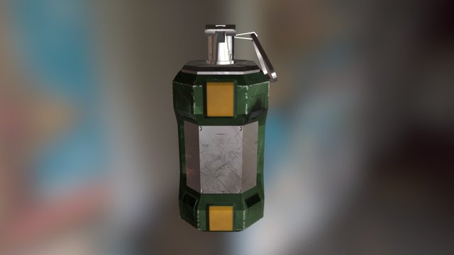Hand Grenade - Frag XM60 MK4 3D Model
