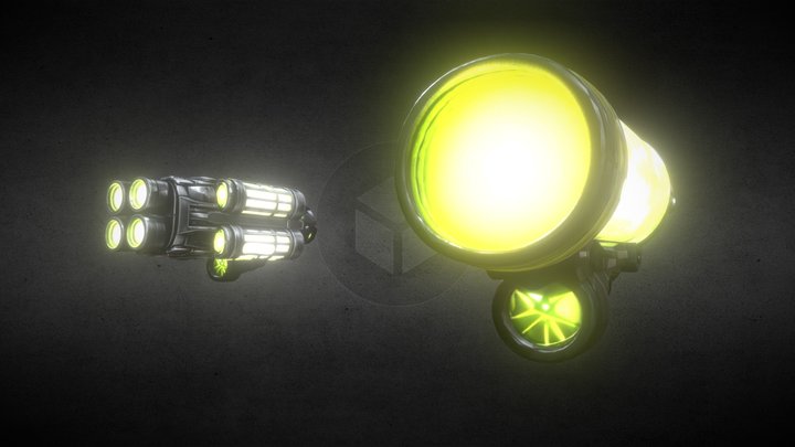 acid guns – Gratis 3D-model STL