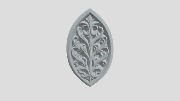 Acanthus ornament – Free 3D Model STL