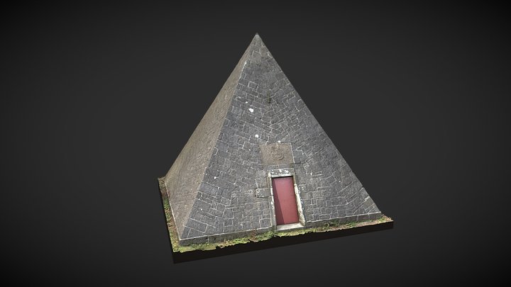 Maudlins Cemetery Pyramid Mausoleum (1), Naas 3D Model