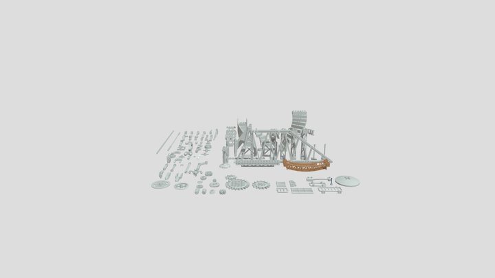 Lego Technic and Parts 3D Model