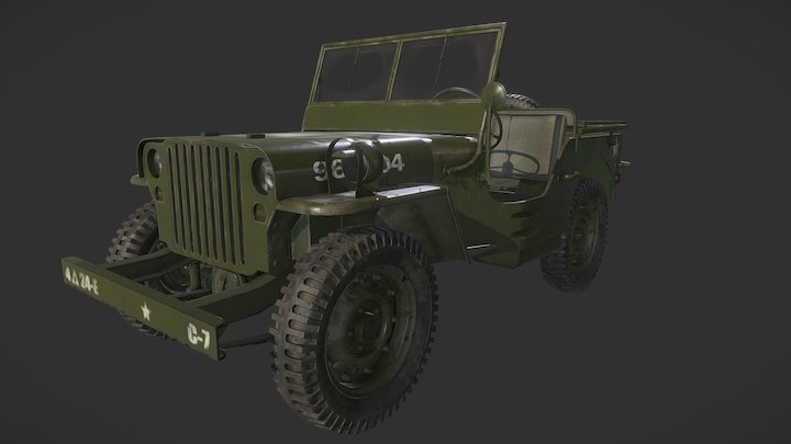 Jeep Willy's 3D Model