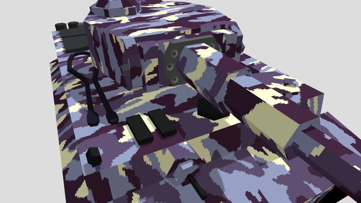 Panzerkampfwagen VI Tiger [Low-Poly Concept] 3D Model