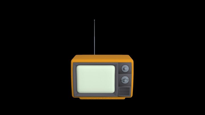 Battery Operated TV — 3D model 3D Model