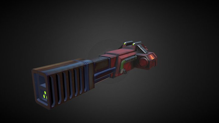 MechWarrior Machine Gun fanmade 3D Model