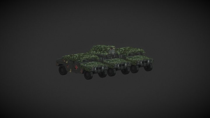 HMMWV 3D Model