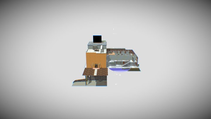 The Twins House 3D Model