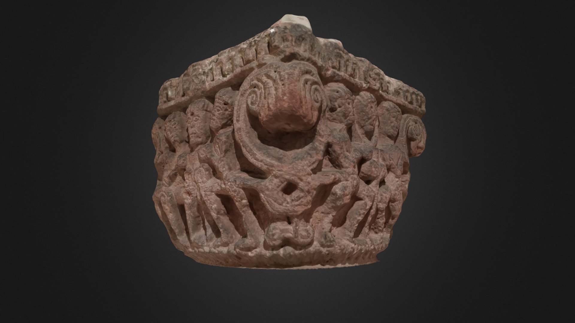 Capitel historiado del siglo XI de Rouffach