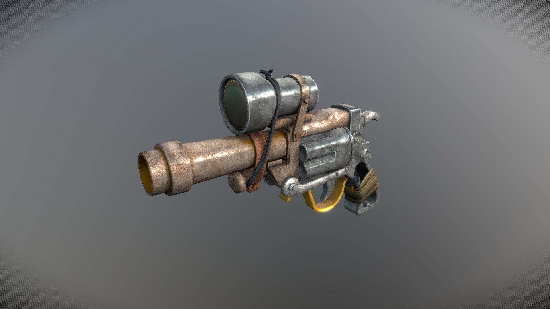 Model Gun - 3D model by Lummer [bbfc541] - Sketchfab