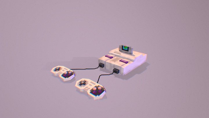 Snes 3D Model