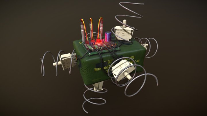 Bounce Grenade 3D Model