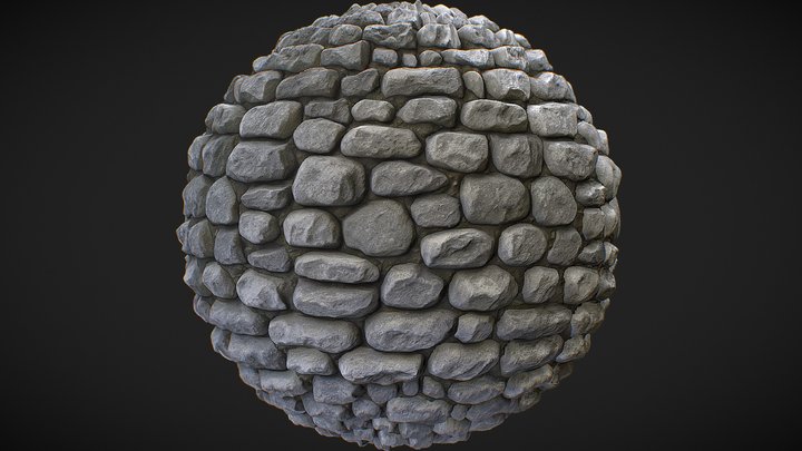 Seamless Rustic Stone Wall & Floor Texture 042