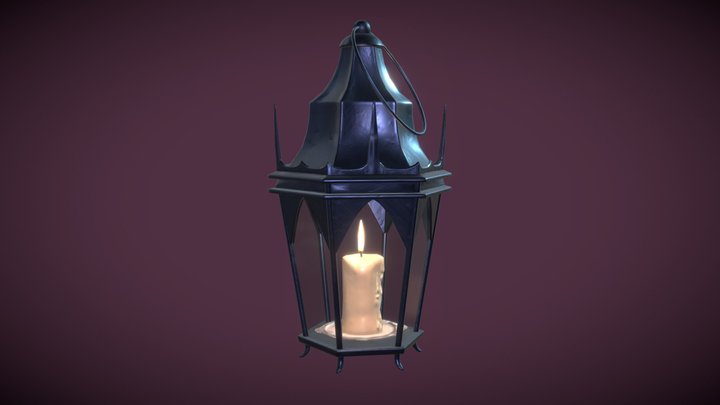 Gothic Lantern (Mnemolli concept) 3D Model